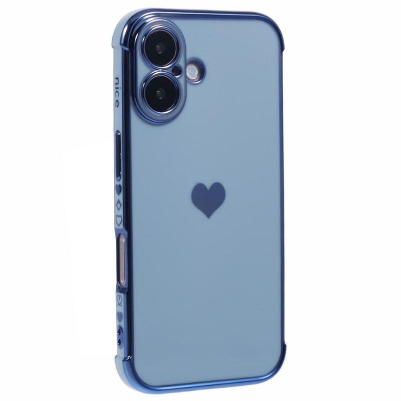 Cover iPhone 16 Plus Hjerte