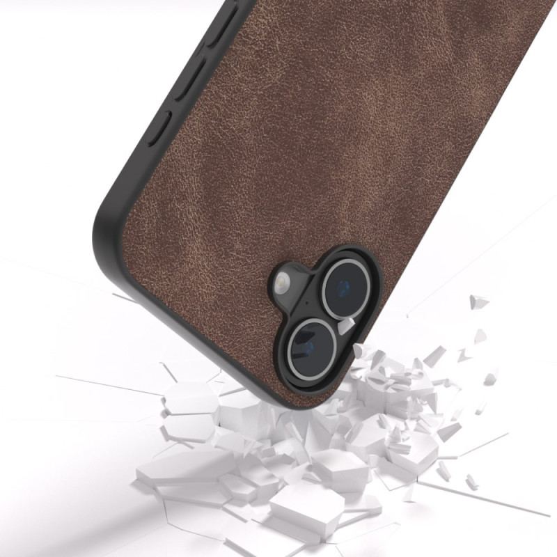 Cover iPhone 16 Plus Læderstil