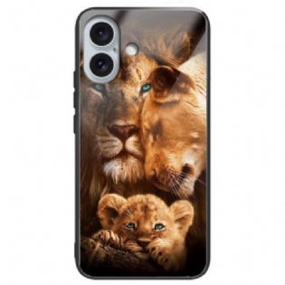 Cover iPhone 16 Plus Lions Hærdet Glas