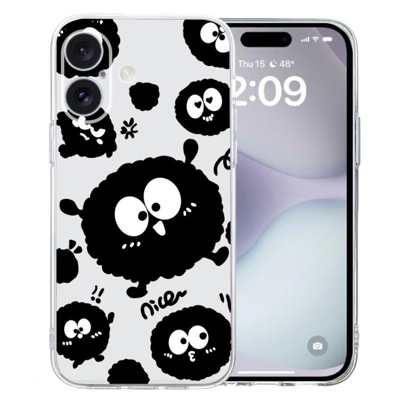 Cover iPhone 16 Plus Sjovt Mønster