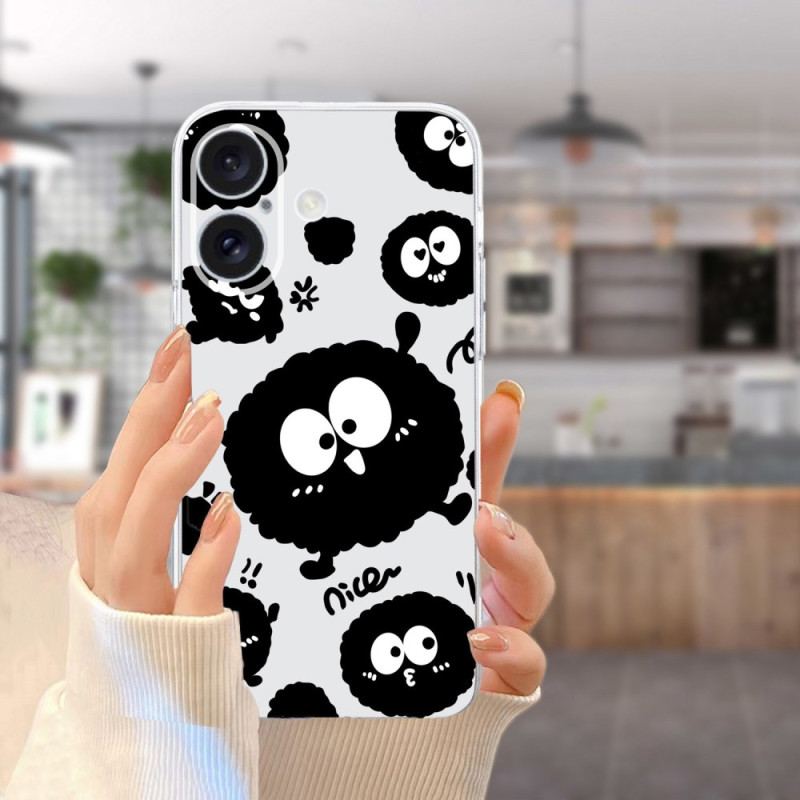 Cover iPhone 16 Plus Sjovt Mønster