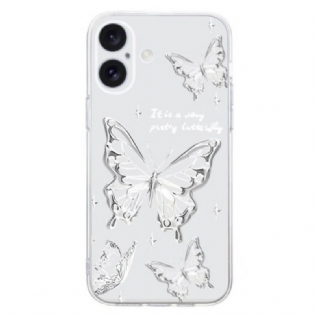 Cover iPhone 16 Plus Sommerfugle