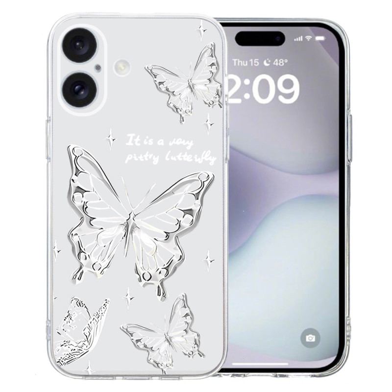 Cover iPhone 16 Plus Sommerfugle