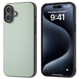 Cover iPhone 16 Plus Telefon Etui Anti-fall Imiteret Læder