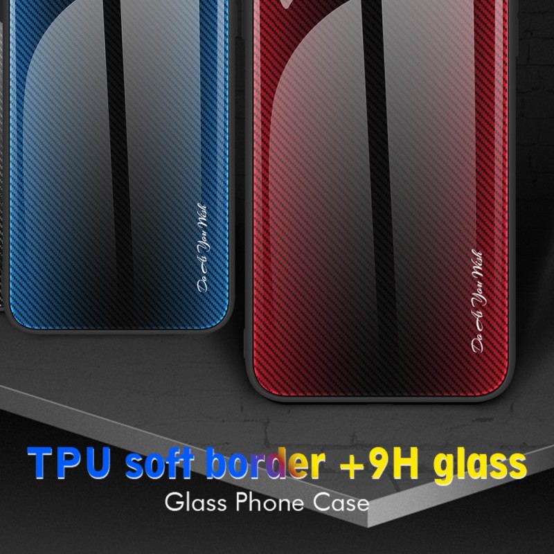 Cover iPhone 16 Plus Telefon Etui Kulfiber Hærdet Glas