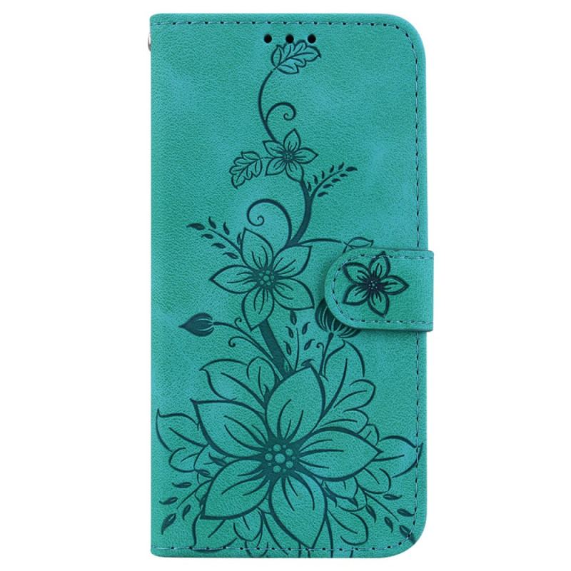 Flip Cover iPhone 16 Plus Blomster