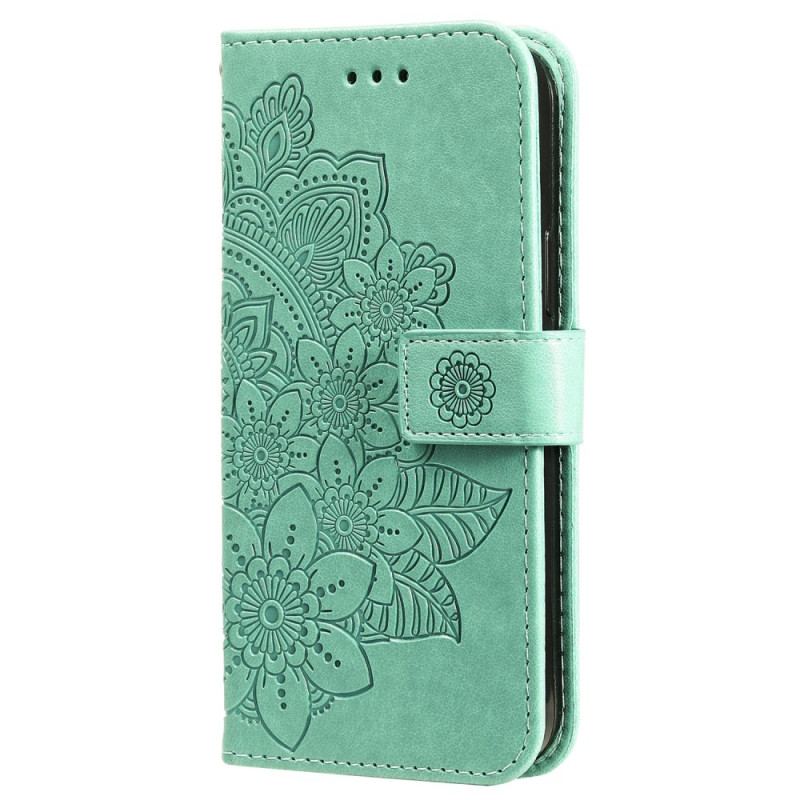 Flip Cover iPhone 16 Plus Mandala Tryk