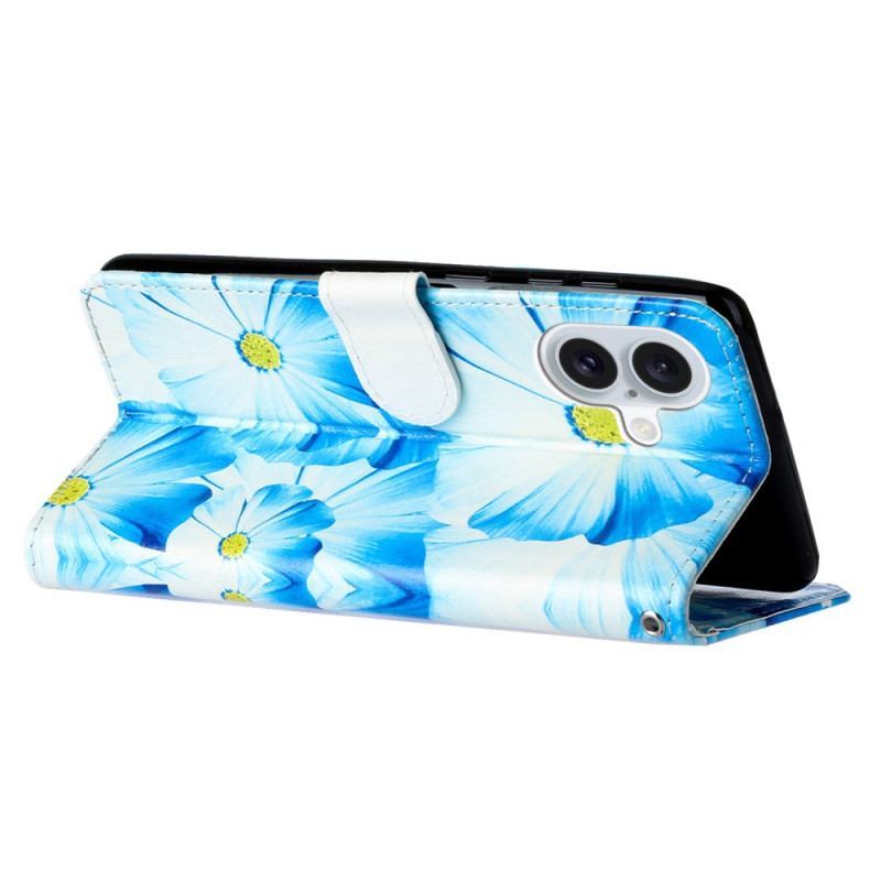 Flip Cover iPhone 16 Plus Orkideer