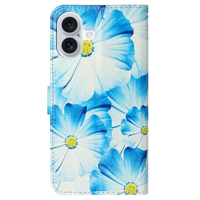 Flip Cover iPhone 16 Plus Orkideer