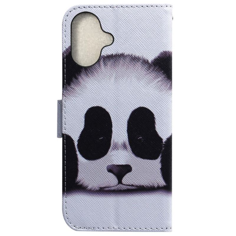 Flip Cover iPhone 16 Plus Panda