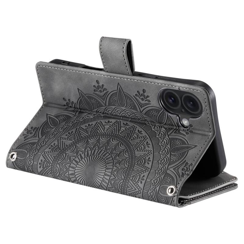 Flip Cover Til iPhone 16 Plus Mandala Pung