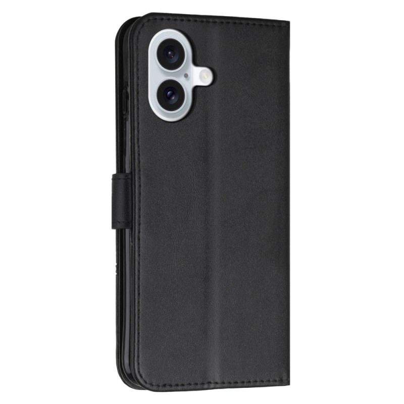 Læder Cover iPhone 16 Plus Telefon Etui Forretning