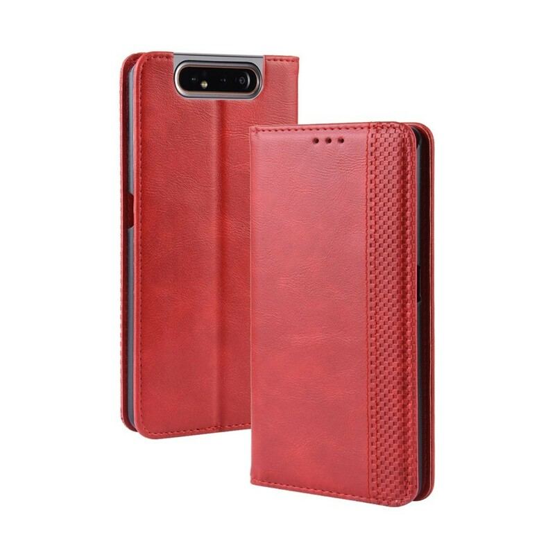 Cover Samsung Galaxy A80 / A90 Flip Cover Stiliseret Kunstlæder