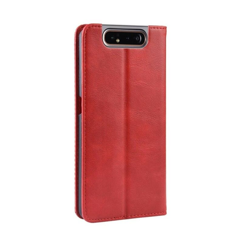 Cover Samsung Galaxy A80 / A90 Flip Cover Stiliseret Kunstlæder