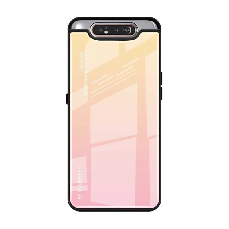 Cover Samsung Galaxy A80 / A90 Hærdet Glas Vær Dig Selv