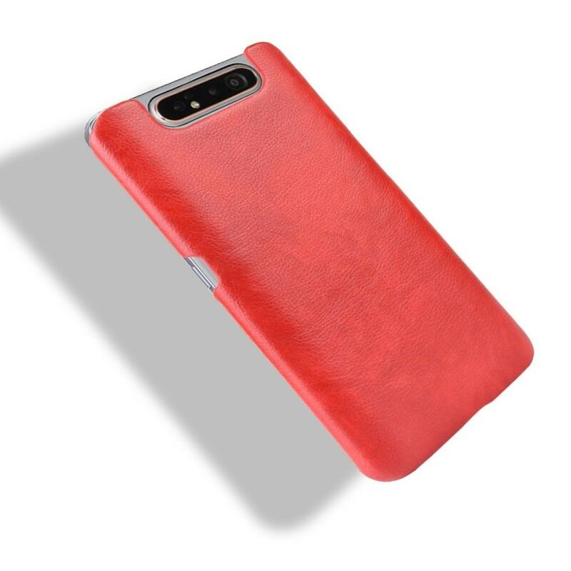 Cover Samsung Galaxy A80 / A90 Litchi Læder Effekt