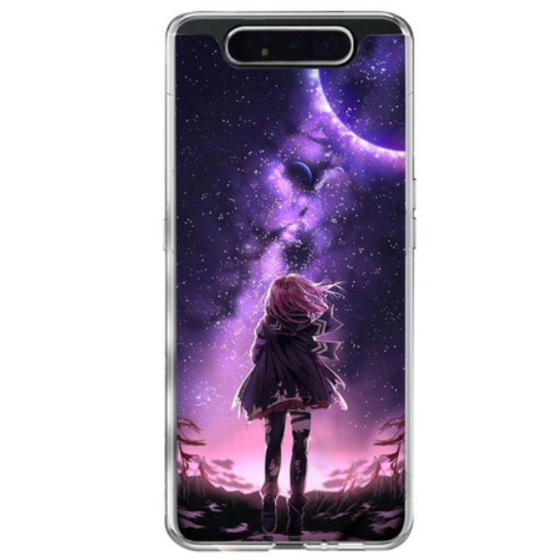 Cover Samsung Galaxy A80 / A90 Magisk Fuldmåne