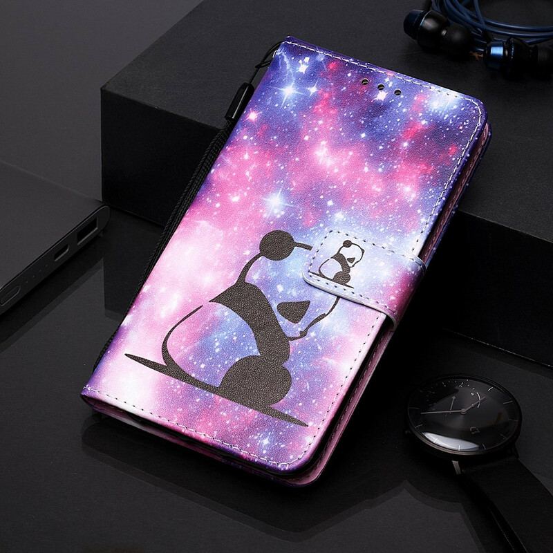 Flip Cover Samsung Galaxy A80 / A90 Panda Galaxy