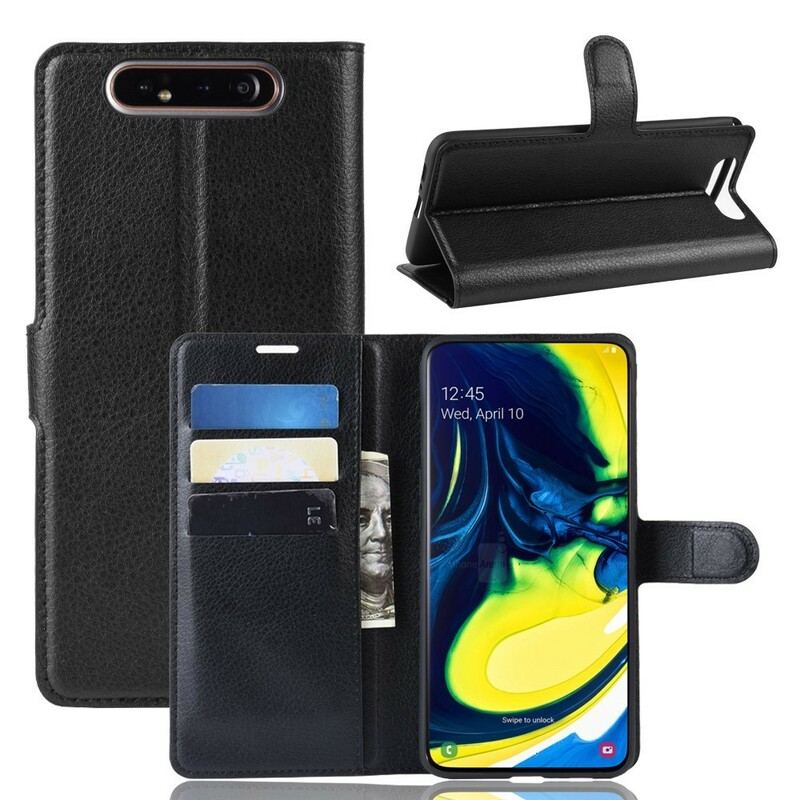 Flip Cover Samsung Galaxy A80 / A90 Retro Imiteret Læder