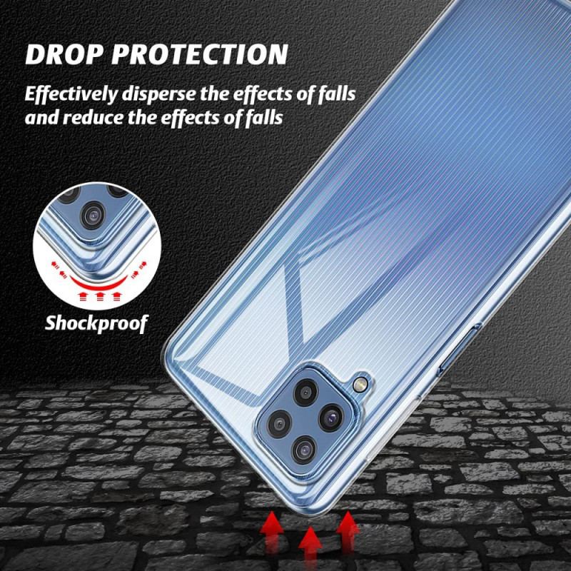 Cover Samsung Galaxy M32 Combo Og Hærdet Glasskærm