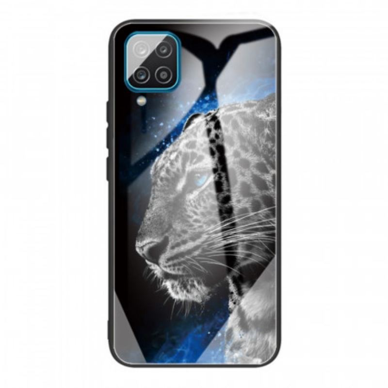 Cover Samsung Galaxy M32 Feline Face Hærdet Glas