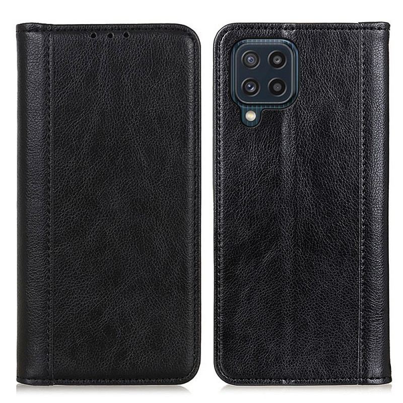 Cover Samsung Galaxy M32 Flip Cover Elegance Split Litchi Læder