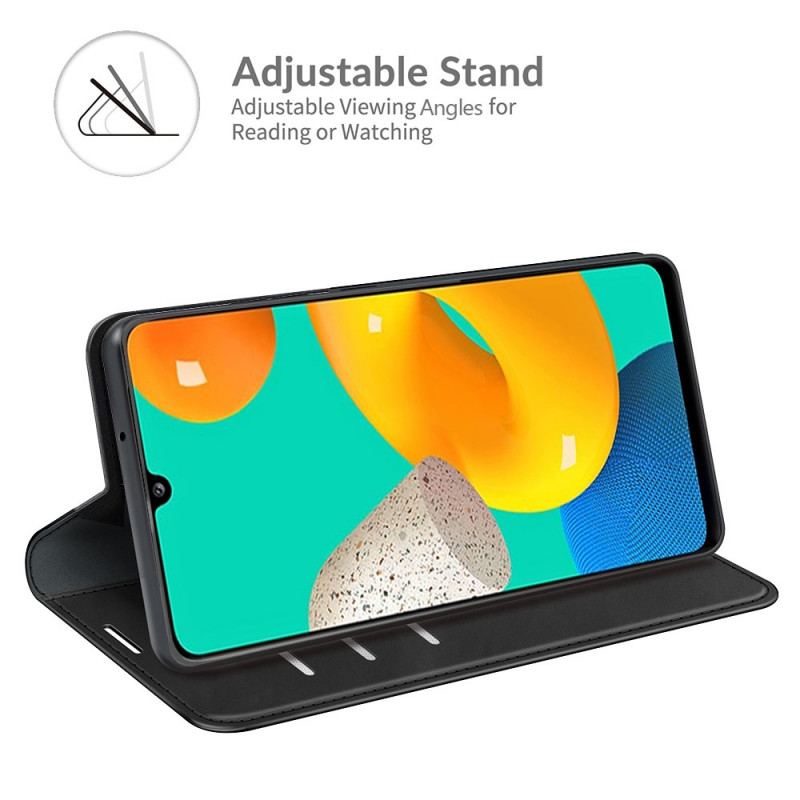 Cover Samsung Galaxy M32 Flip Cover Stil Læder Design