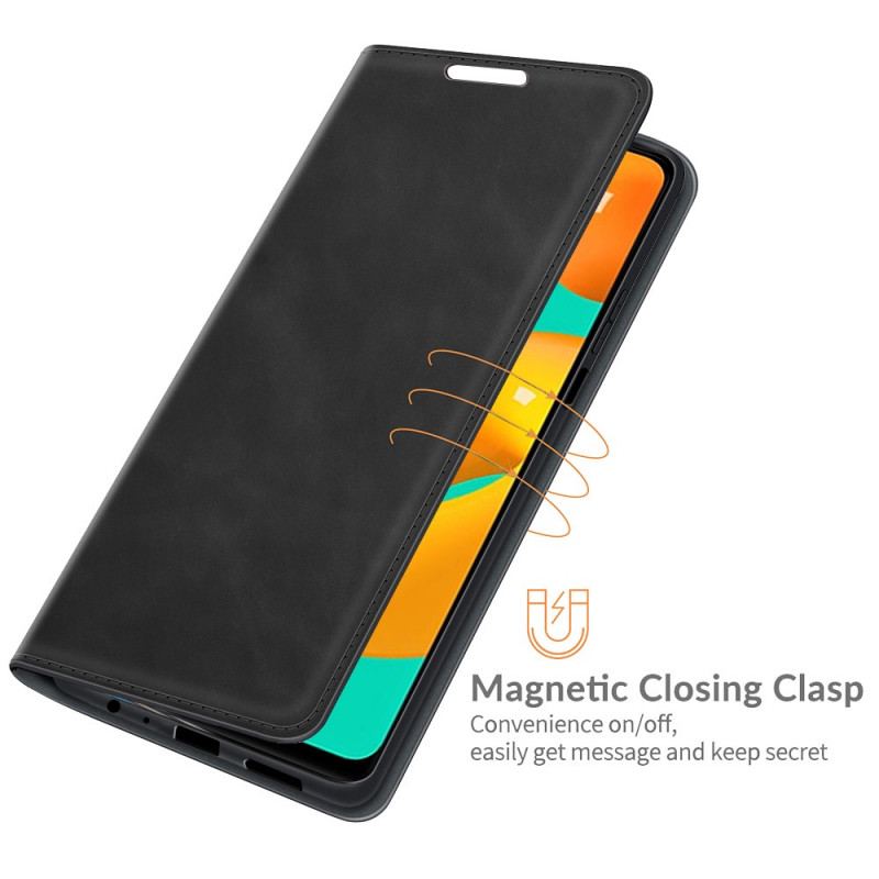 Cover Samsung Galaxy M32 Flip Cover Stil Læder Design