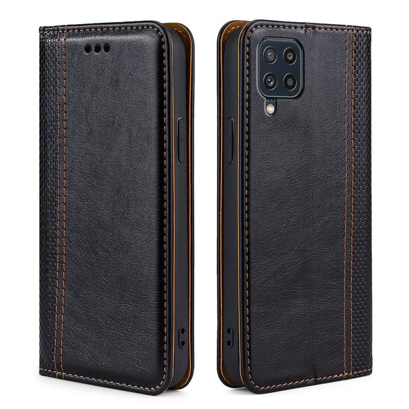 Cover Samsung Galaxy M32 Flip Cover Vintage Læder Stil