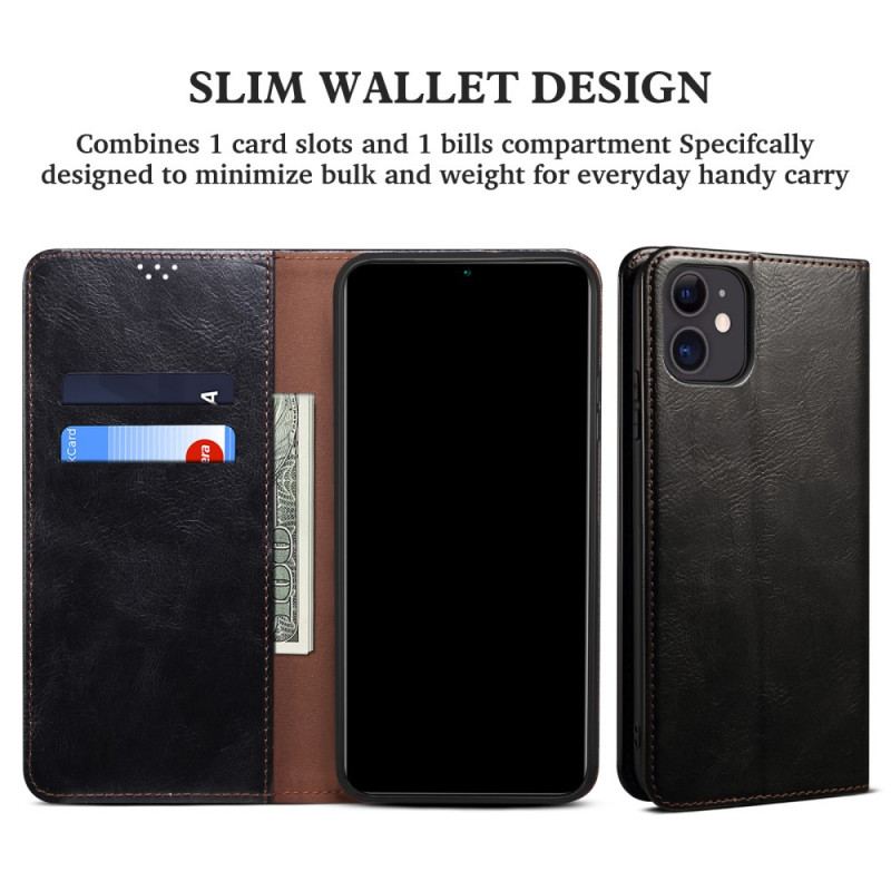 Cover Samsung Galaxy M32 Flip Cover Voksbehandlet Kunstlæder