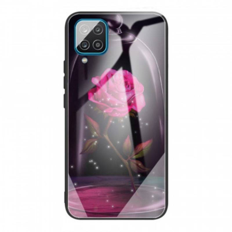 Cover Samsung Galaxy M32 Magic Pink Hærdet Glas