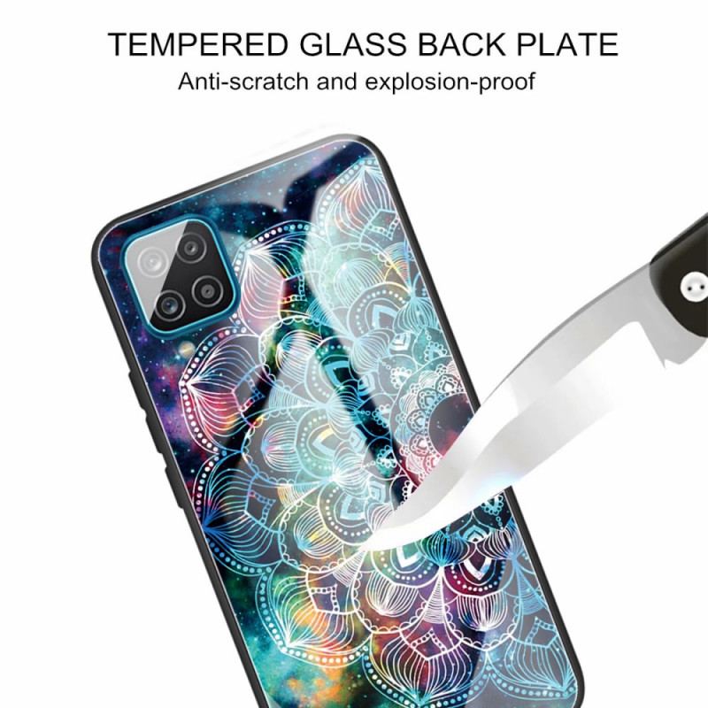 Cover Samsung Galaxy M32 Mandala Hærdet Glas