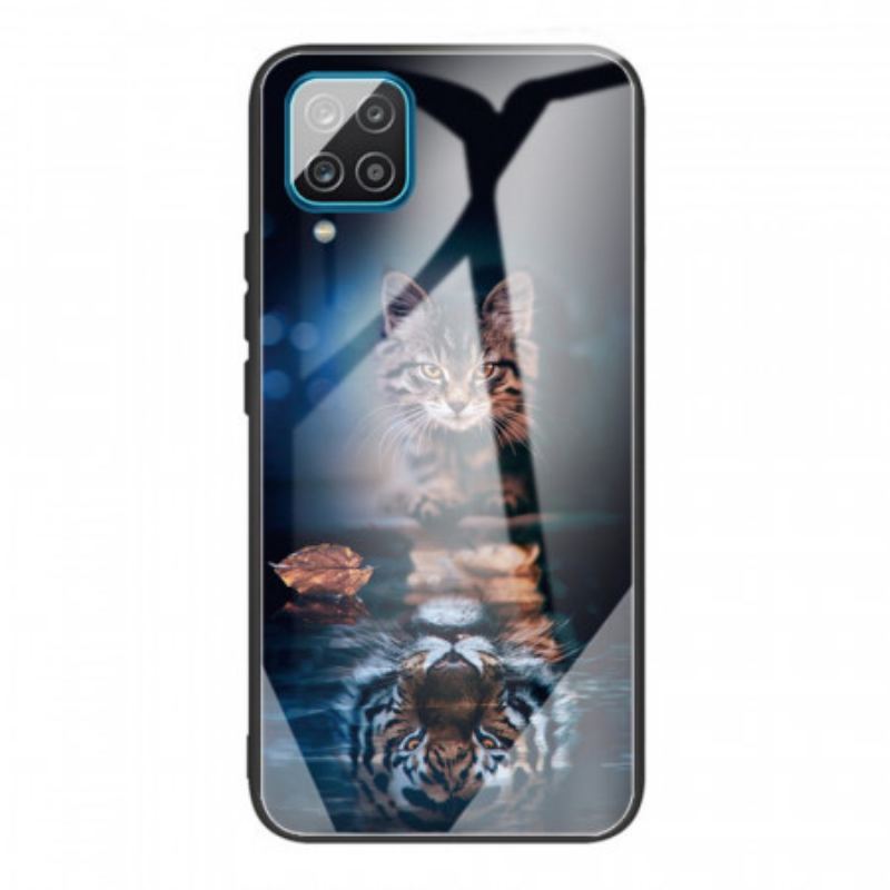 Cover Samsung Galaxy M32 Mit Tiger Hærdet Glas