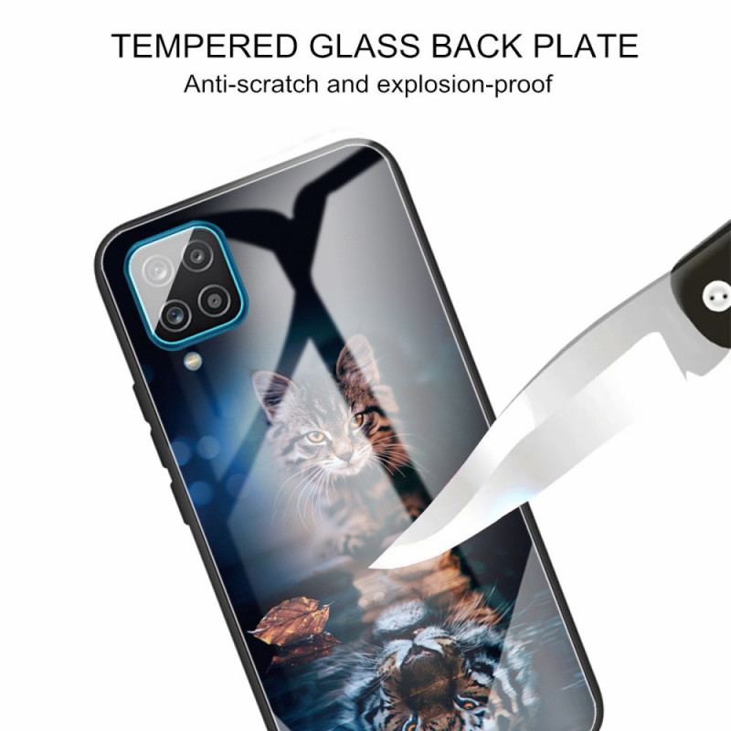 Cover Samsung Galaxy M32 Mit Tiger Hærdet Glas