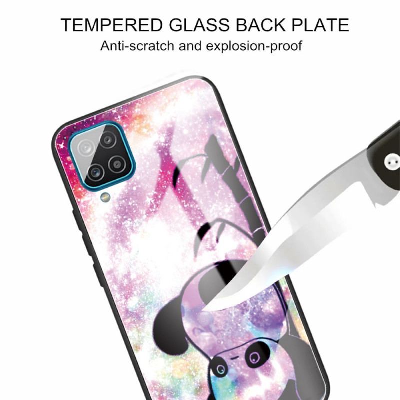 Cover Samsung Galaxy M32 Panda Hærdet Glas