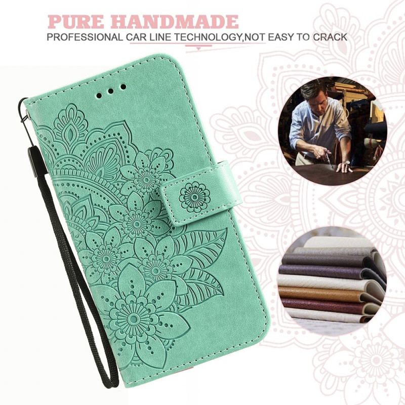 Flip Cover Samsung Galaxy M32 Blomster Mandala