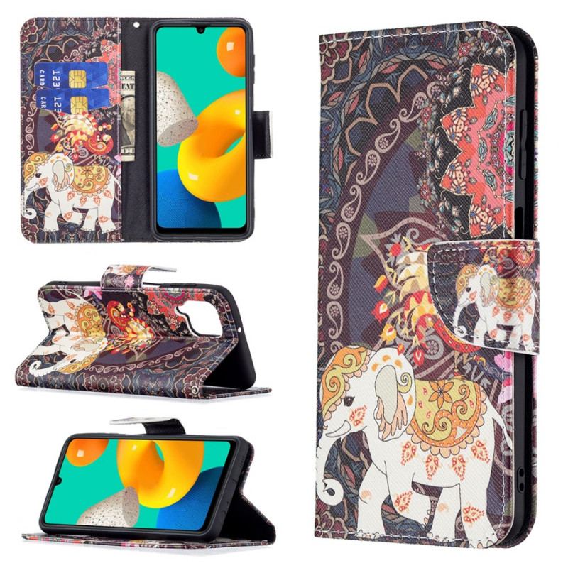 Flip Cover Samsung Galaxy M32 Indisk Elefant