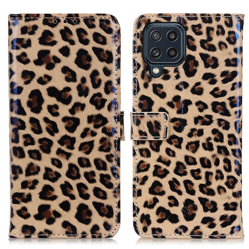 Flip Cover Samsung Galaxy M32 Leopard