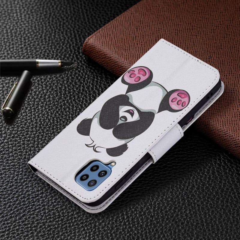 Flip Cover Samsung Galaxy M32 Panda Sjov