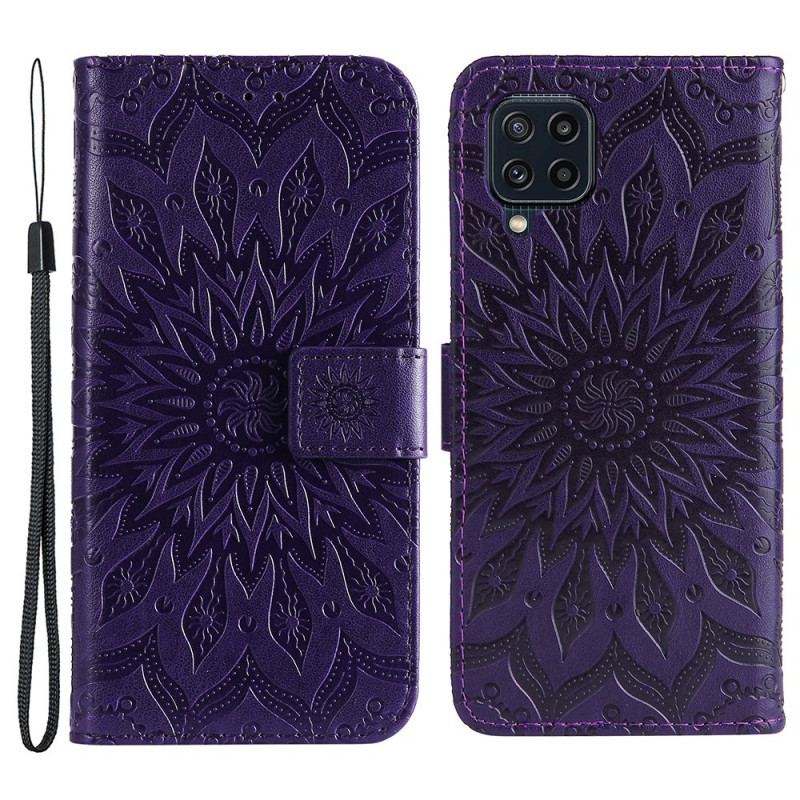 Flip Cover Samsung Galaxy M32 Solblomst