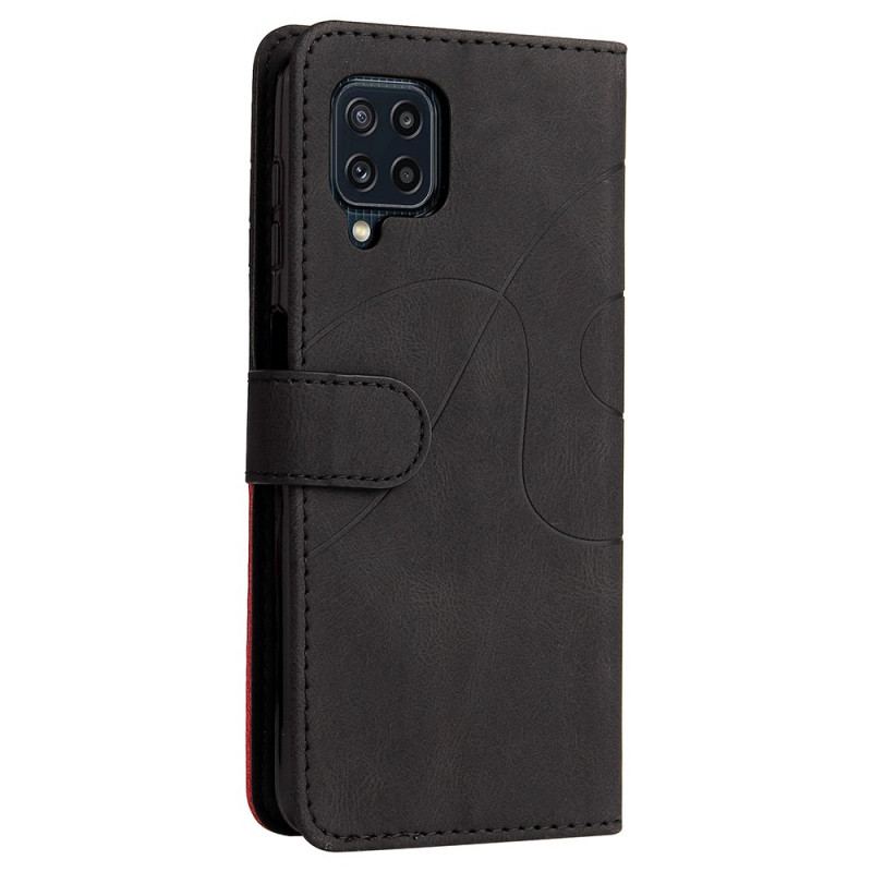 Læder Cover Samsung Galaxy M32 To-tonet