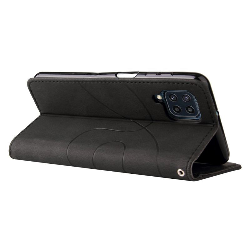 Læder Cover Samsung Galaxy M32 To-tonet