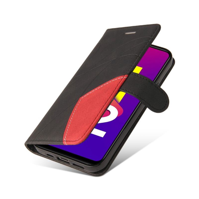 Læder Cover Samsung Galaxy M32 To-tonet