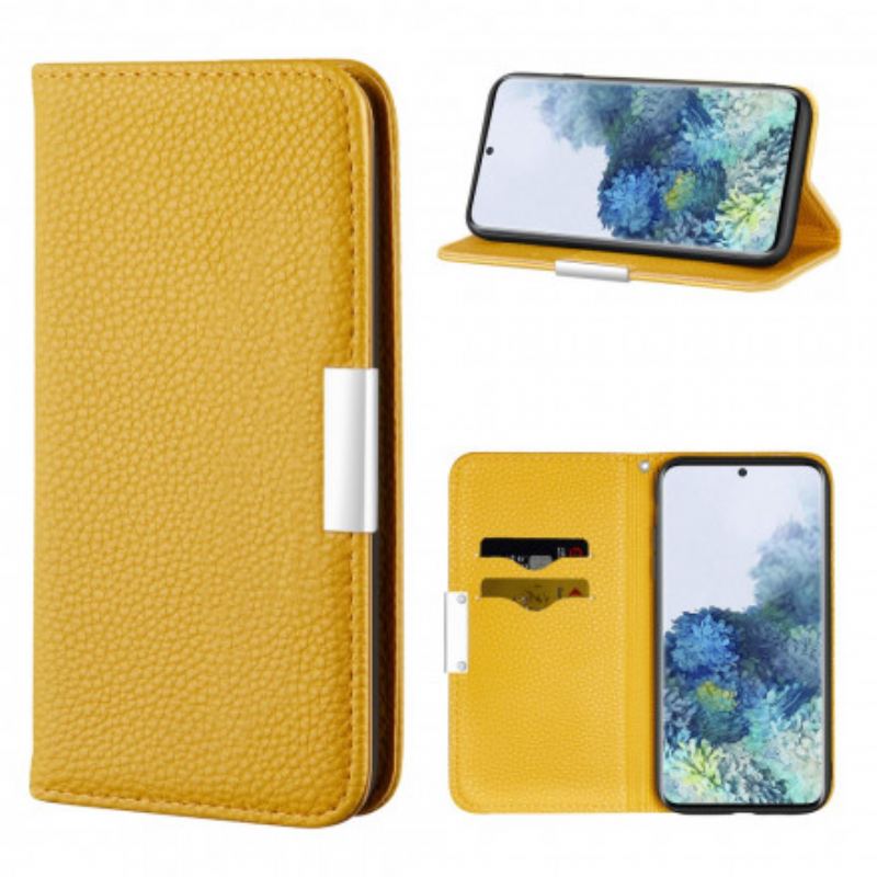 Cover Samsung Galaxy S21 Plus 5G Flip Cover Imiteret Læder Litchi Ultra Chic