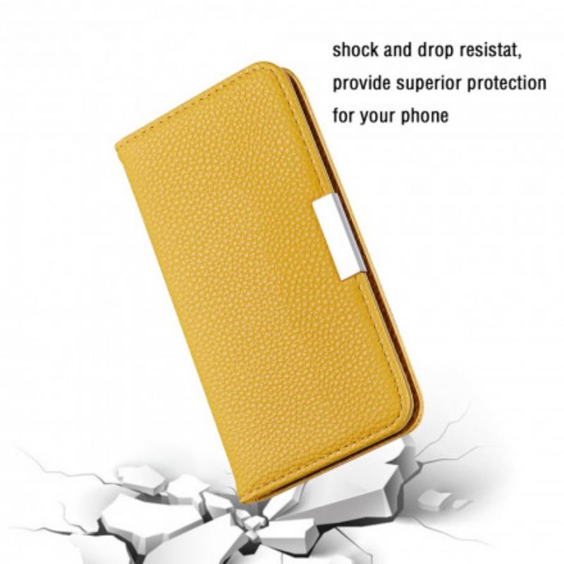 Cover Samsung Galaxy S21 Plus 5G Flip Cover Imiteret Læder Litchi Ultra Chic