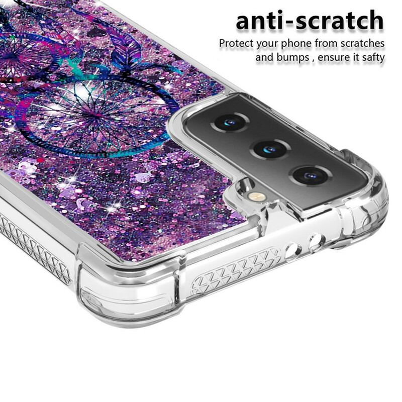 Cover Samsung Galaxy S21 Plus 5G Glitter Drømmefanger