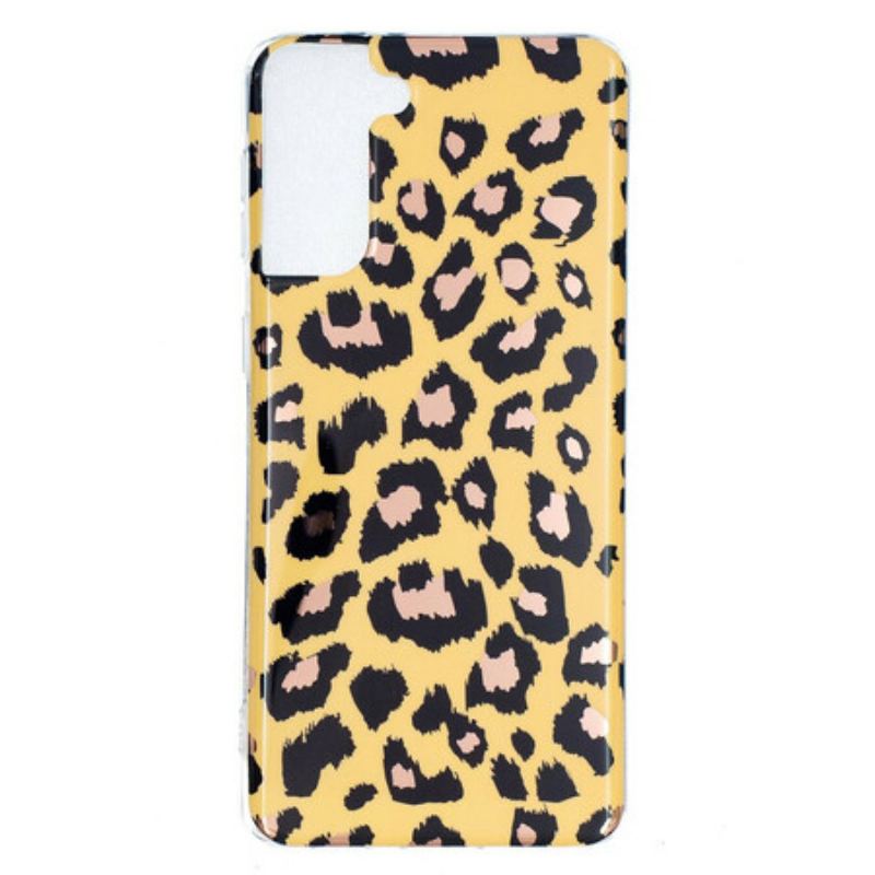 Cover Samsung Galaxy S21 Plus 5G Leopard Stil Marmor