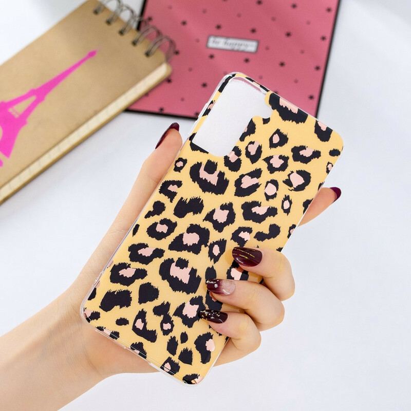 Cover Samsung Galaxy S21 Plus 5G Leopard Stil Marmor