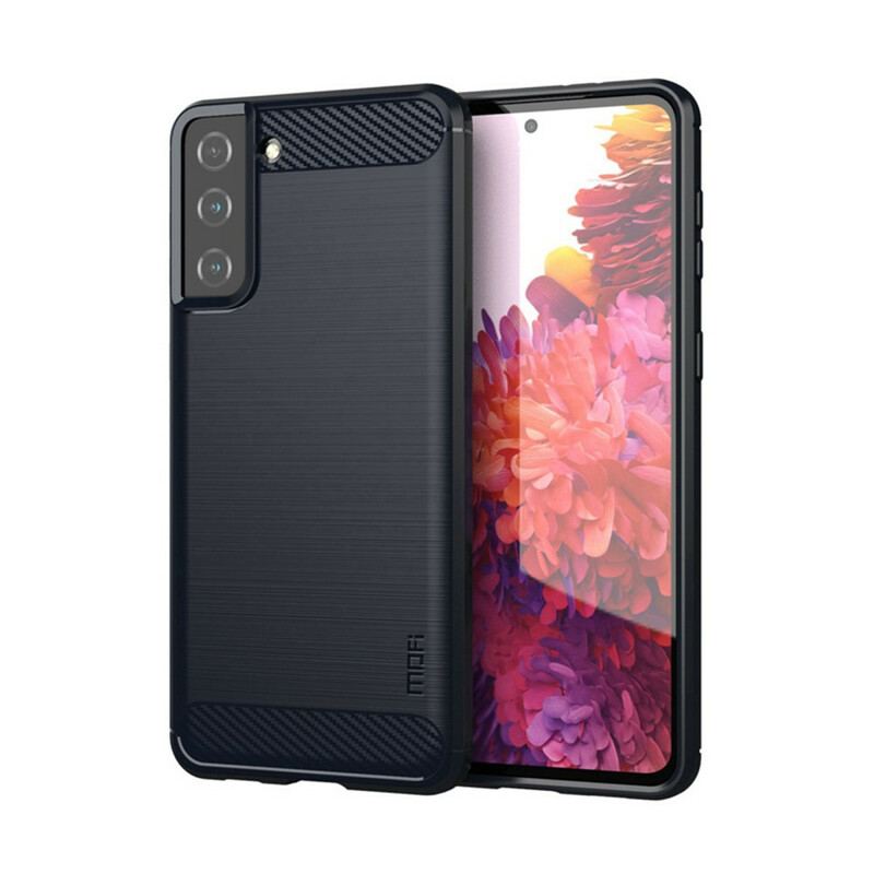 Cover Samsung Galaxy S21 Plus 5G Mofi Børstet Kulfiber