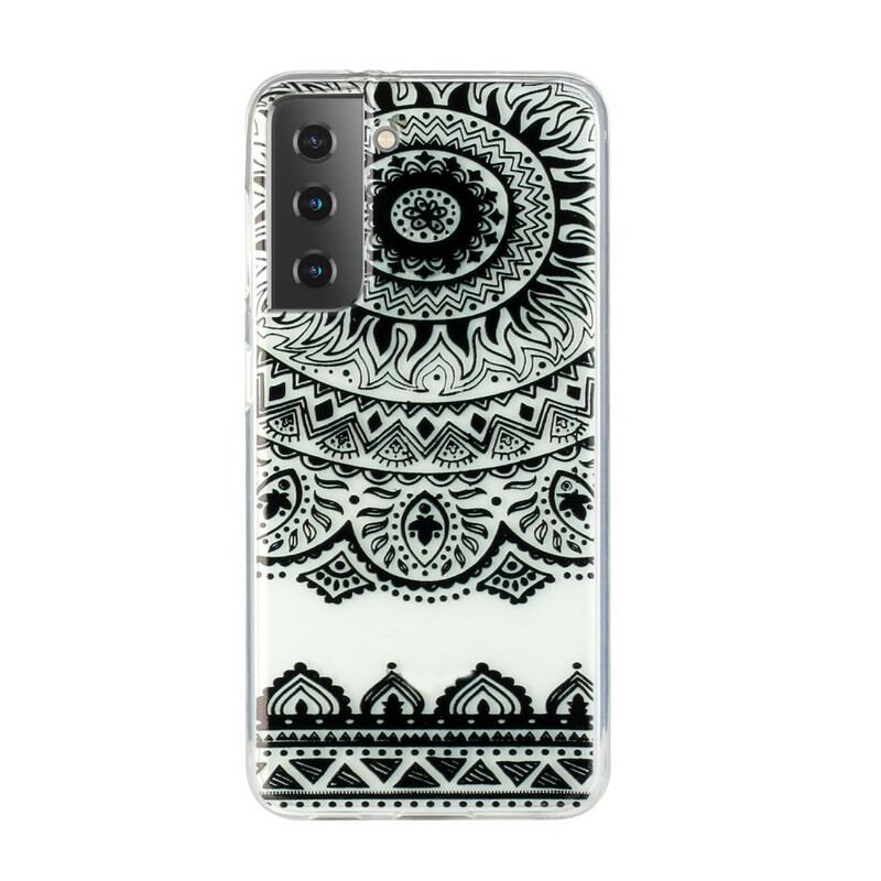 Cover Samsung Galaxy S21 Plus 5G Sømløs Blomstermandala